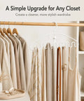 Wave Design Accessory Hangers Closet Storage Rack Smooths Out Your Daily Clutter And Keeps Scarves Belts And Ties Perfectly Neat This Simple Closet Hack Is A Real Game Changer Now with scarves, belts, and clothing neatly organized.