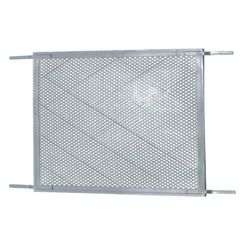 Gray Plastic Molded Swinging Screen Door Grille One Size Fits All Model PL 15515 Durable No Drama Fit Weatherproof Easy Install