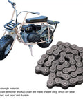 Upgrade Your Mini Bike Ride With This Durable HaloVerde Steel Chain Roller Tensioner Kit For 420 Drive Systems Perfectly Fits CT200U EX BT200X To Keep Your Chain Snug And Running Smooth On Any 196cc Or 212cc Engine Setup Fast Install, 420 chain