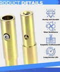 Heavy Duty Ice Auger Drill Bit Adapter Compatible With Clam Drill Plate For K Drill And StrikeMaster Lite Flite visible close-up view.