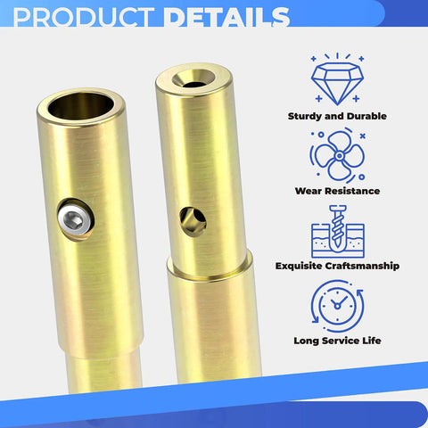 Heavy Duty Ice Auger Drill Bit Adapter Compatible With Clam Drill Plate For K Drill And StrikeMaster Lite Flite visible close-up view.