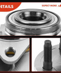 Upgraded Front Wheel Bearing And Hub Assembly 5 Lug Pattern for Dodge Ram 1500 trucks showing the pre greased seal and steel core.