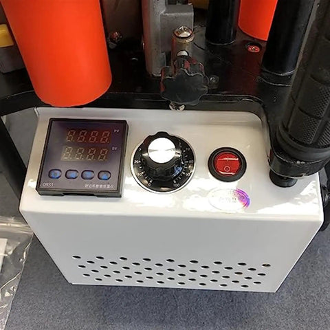 Control panel of Portable Edge Bander For Woodworking, Pro Grade Glue System, 1 To 6 Meters Per Second Speed, 1200W Heavy Duty