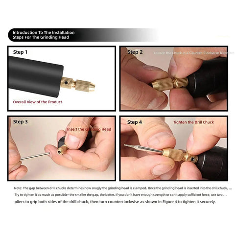 Step-by-step installation guide for the Kickass Rechargeable Electric Drill With Extended Battery Life And Precision Bits.