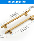 Level Up Your Home With These Slick Gold Cabinet Pulls Packed In A 30 Pack Set With 8 Inch Center To Center Spacing Crafted From Heavy Duty Stainless Steel Perfect For Kitchen Islands And Bathroom Vanity Updates; gold cabinet pulls measuring 11 inches with 8 inch spacing, perfect for cabinetry.