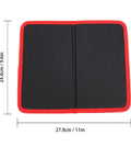 Magnetic Tool Mat With 40 Lb Holding Power Flexible Foldable Parts Tray PVC Coated For Auto Repair Shop Garage Organization 9.6x11 Inch Keeps Screws Bolts And Tools From Slipping, 11 x 9.6 in