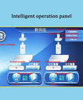 Intelligent operation panel for Double Head Automatic Liquid Filling Machine For Bottles with weight settings.