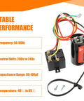Csr U1 Hard Start Capacitor Kit For One To Three Ton Air Conditioners Pre Wired Setup with leads and mounting hardware