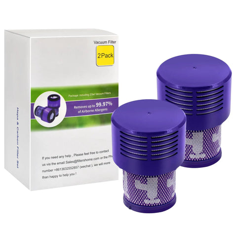 2 Pack Vacuum Filter Replacement For V10 Cyclone Series Including V10 Animal V10 Absolute V10 Total Clean SV12 No Suction Loss