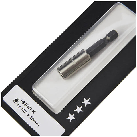 Magnetic Quick Release Hex Bit Holder Chuck With One Quarter Inch Shaft Universal Bit Holder For Quick Change Tools 50mm Length