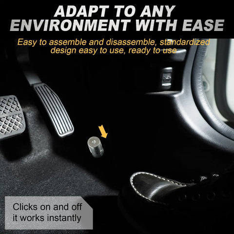 Straight Up Headlight Dimmer Switch For Cars And Trucks With Three Terminal Dash Toggle showing easy click functionality in a vehicle.