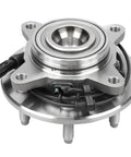 Heavy Duty Front Wheel Hub And Bearing Assembly For 2003 To 2006 Ford Expedition and Lincoln Navigator 2wd, detailed view from the side.