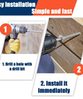 Guide for installing 60 Pack Three Eighth Inch By Four Inch Lag Screws With Washers Hot Dip Galvanized for wood decks
