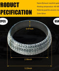 Leakproof Graphite Exhaust Gasket Set For 65Mm ID Pipes, silver, 65mm diameter, ceramic and metal material, measuring 0.67 inch height.