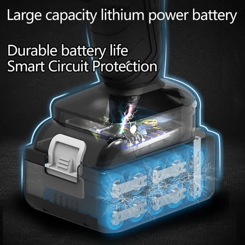 Beast Of A Battery Powered Cable Cutter lithium battery with smart circuit protection and large capacity