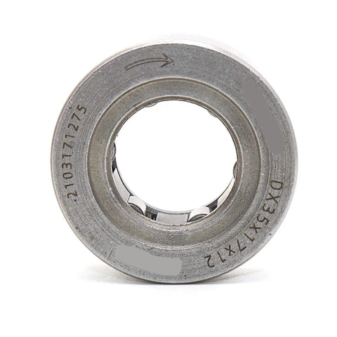 Dead Nuts Accurate One Way Clutch Needle Bearing Dx351712 showing steel rollers for heavy duty precision machinery.