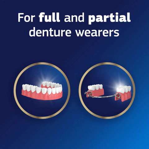 Ultra Max Hold Denture Adhesive That Delivers All Day Hold With One A Day Application Keeps Food From Getting Between Dentures And Gums