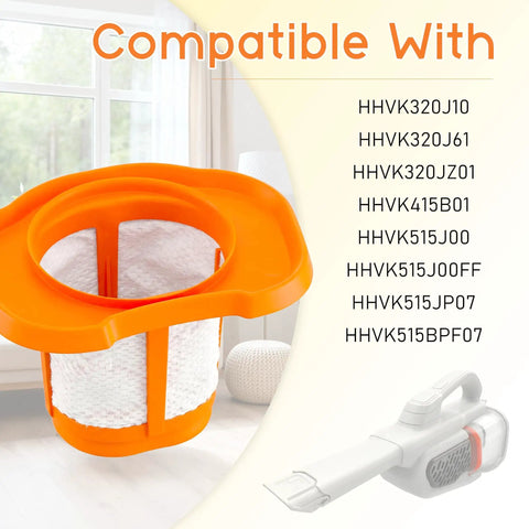 Six Pack Replacement Filter Set For HHVKF10 Compatible With Dust Buster Handheld Vacuum filter and compatible models list