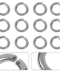 Stainless Steel Spring Washer Kit 200 Pcs For Screws And Bolts Pro Grade Lightweight Flat Lock Washers For Automotive Repairs