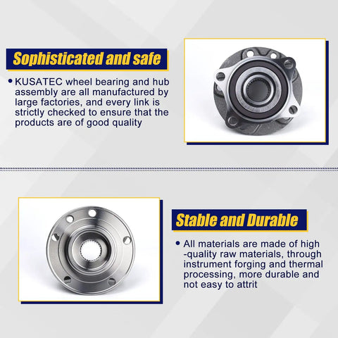 Straight Up Beefy Front Wheel Bearing And Hub Assembly Part 513348 showing precision design and quality assurance for Chrysler 200 and Dodge Dart.