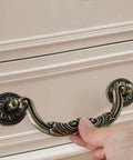 5 Piece Drop Bail Cabinet Handles Bronze Finish 6.2 Inch Total Length With 5 Inch Center To Center Hole Spacing Drawer Pulls