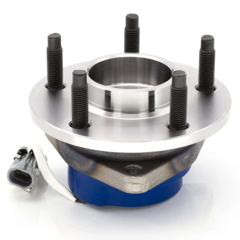 Wheel Hub Assembly Front or Rear for Buick Century DTS, Chevy Impala Venture, Oldsmobile Aurora, 5-Lug w/ ABS, close-up view