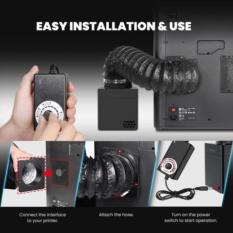 Kick Back And Breathe Easy With This Top Shelf Triple Layer Hepa Filtration System For Enclosed 3d Printers To Catch Ultrafine Dust And Cut Out Fumes From Abs Asa Pla Petg Tpu Projects Without The Hassle, showing installation process.