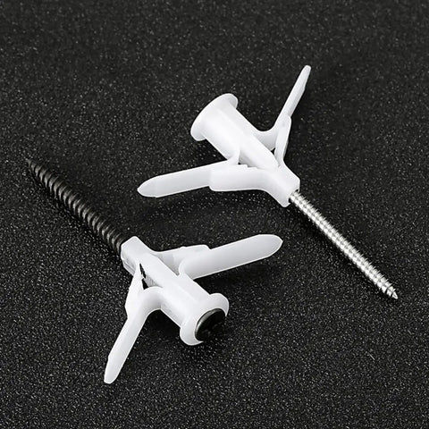 Self Drilling Drywall Anchors Kit With Butterfly Shaped Nylon And ABS Wall Anchors For Heavy Duty Fixing In Wood And Metal DIY