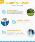 Top Tier 15 Foot Round Above Ground Pool Featuring Lightning Fast Snap Lock Assembly Durable Steel Supports And Smooth Inner Sleeve setup guide infographic