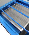 Heavy Duty Metalworking Downdraft Table Featuring Dual Motors And Killer 3700 Cfm Airflow seamless steel filter system.