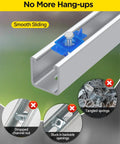 Heavy Duty One Quarter Twenty Thread Strut Channel Squeeze Nut And Bolt Combo Kit Featuring Seven Sixteenths Hex Head for smooth sliding installation.