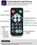 Remote control for Two Pack Sound Activated Party Lights With Remote Control Disco Ball Light And DJ Strobe Lamp