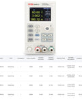Beefy Programmable DC Switching Power Supply 360W With Wide 0 To 80V And 0 To 30A Output Remote Compensation SCPI Control RS232 TFT Display Low Ripple High Precision Digital Control For Lab Bench front view with TFT screen and output terminals