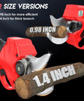 Electric Pruning Shears With LCD Display For Precise Garden Trimming, Cordless Brushless Motor Pruner cutting branches