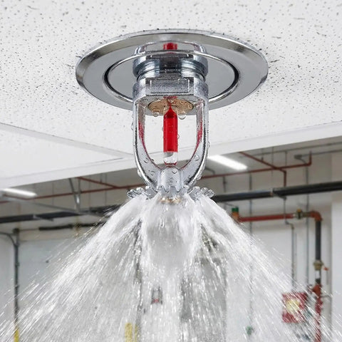 Rock Solid Fire Sprinkler Head 10 Pack Delivering Top Shelf 155 Degree Quick Response Activation with water spray.