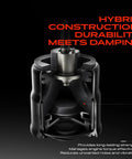 Heavy Duty Engine And Transmission Mount Kit Chevy Tracker Suzuki Grand Vitara cutaway view showing hybrid damping construction.