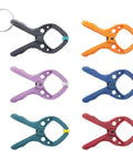 Microfix Mini Spring Clamp Set 7 Pcs For Delicate Tasks Model Makers And Hobbyists Secure Grip For Small Parts Handy Clamp Kit For Fiddly Work And Precise Assembly Ideal For Small Electronics Assembly And Craft Projects. 7-piece multicolour plastic mini spring clamps