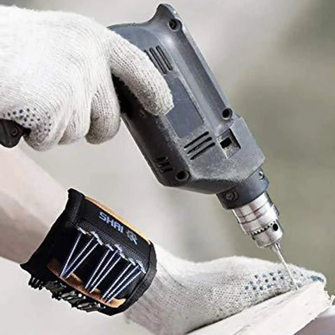 Magnetic Wristband With Ultra Strong Magnets To Hold Screws Nails Drill Bits Bolts And Small Tools On Your Arm Hands Free Diy Helper Gift For Men Women Ideal Toolbox Accessory For Home Renovations, 1680D