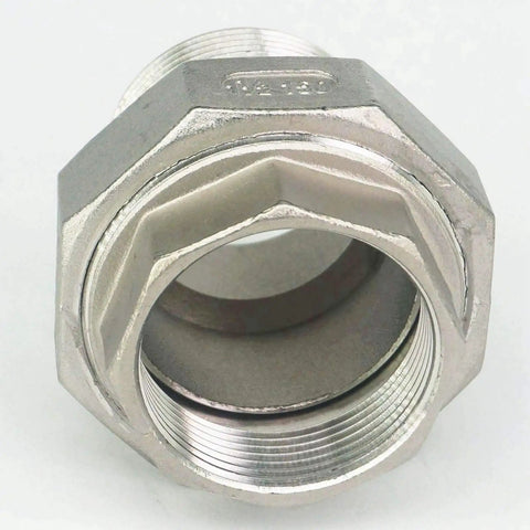 One And A Half Inch BSP Female To Male 304 Stainless Socket Union Pipe Fitting Connector For Plumbing, Built To Last, Corrosion Resistant, No Fuss Install, Leak Proof Performance