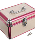 Sweet Aluminum Alloy Pedicure Rig With Layered Lockable Storage For Nail Techs And Makeup Pros to keep your kit clean and secure.