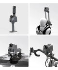 Handheld LiDAR Scanner With Embedded 4K Camera For Seamless 3D Scanning and Architectural Drafting, showing various mounting options and angles.
