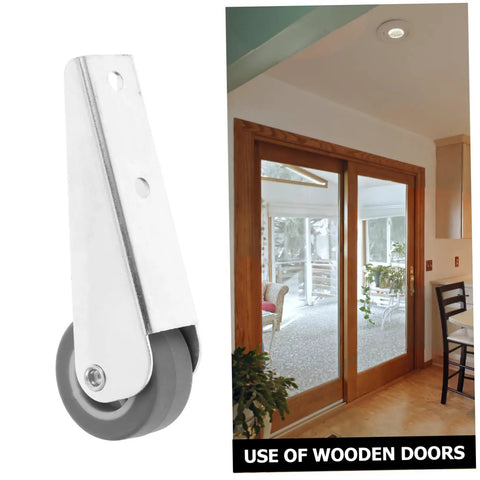 Heavy Duty Sliding Door Roller Wheels For Closet Track Swap And Barn Door Hardware Fix With Silky Smooth Glide Action near wooden doors.