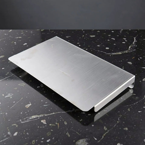 Heavy Duty Stainless Steel Ev Charging Station Cover Weatherproof Rain Shield For Outdoor Electric Vehicle Equipment Custom Fitted All Season Built Tough Protection on a black surface.