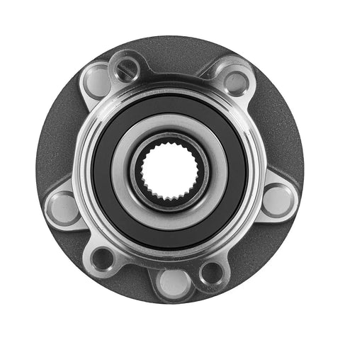 Heavy Duty Front Hub Bearing Assembly Five Bolt Wheel Hub For Mazda CX 3 2014 2020, front view showing steel casing and seal design.