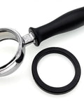 Bottomless 58mm Portafilter Handle With Replacement Gasket For Rancilio Silvia Epoca And Classe Espresso Machines Durable Ergonomic Build