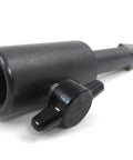 Precision Turned Square End Hand Brace Adapter For Round Shaft Auger Boring Bits With 7/16 Hex Shank And Tight Set Screw built from heavy duty tool steel.