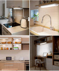 Led Under Cabinet Task Light Plug In 12 Inch Dimmable With 3 Color Temperatures 3000K 4000K 5000K in kitchen and workspace areas