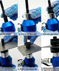 Heavy Duty Hydraulic Knockout Punch Kit Half Inch To Two Inch Hole Punch Driver For Electrical Conduit assembly steps
