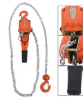 Heavy Duty Manual Lever Chain Hoist 3/4 Ton Come Along With G80 Galvanized Chain, 10 Ft Reach, 360 Degree Swivel Hook, close-up view