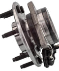 Solid Front Wheel Hub Bearing Assembly Fits 2000-2004 Ford F-150 Heritage 4WD No ABS Sensor showing detailed side view